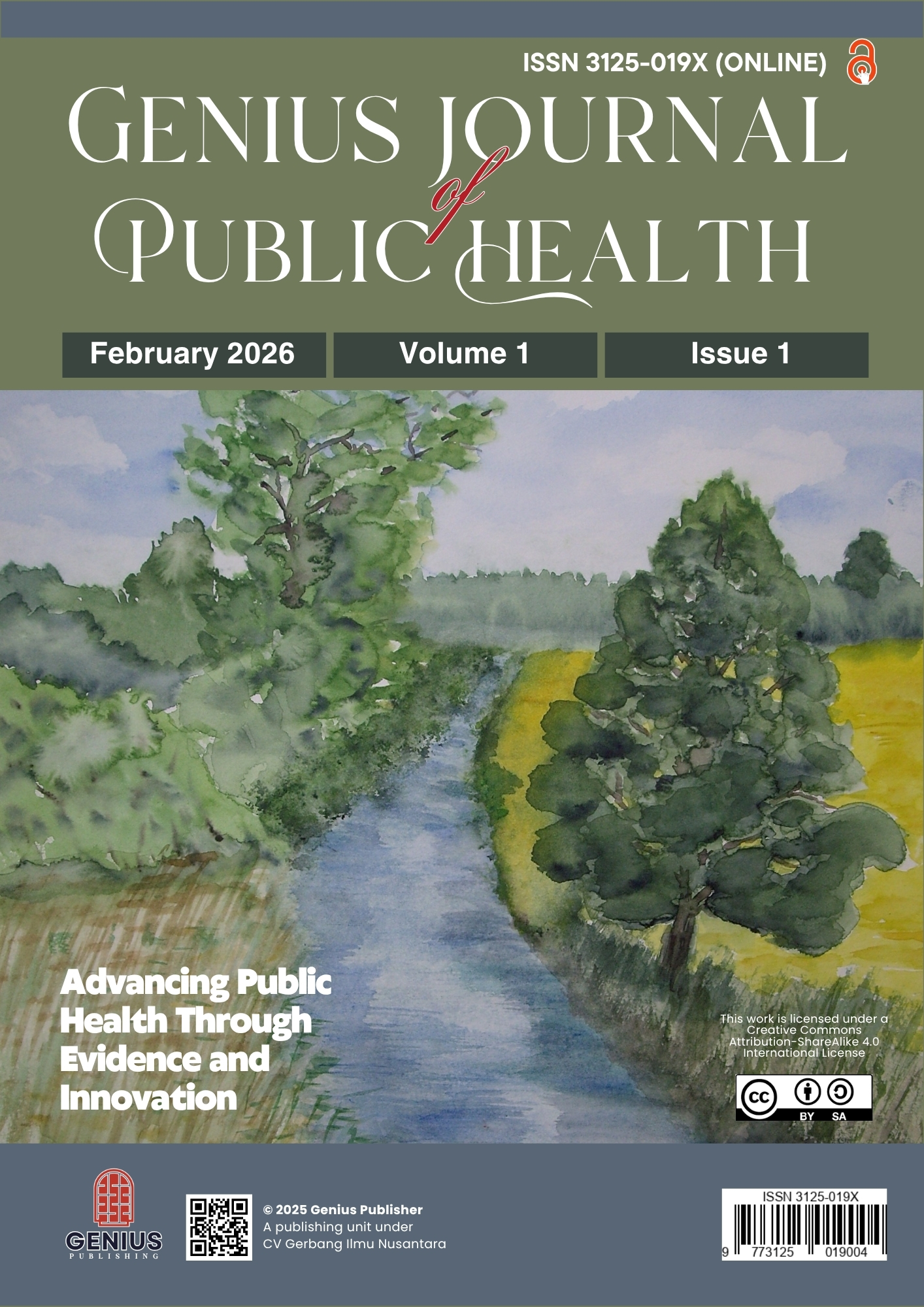 					View Vol. 1 No. 1 (2026): Genius Journal of Public Health
				
